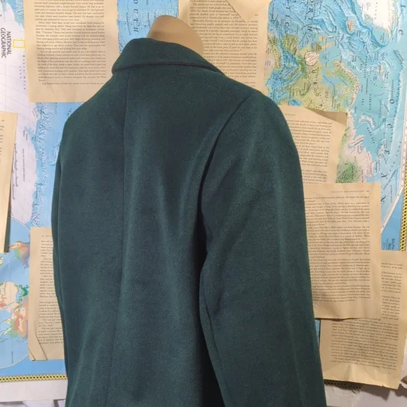 NWT Banana Republic Factory Green Brushed Double-breasted Jacket - Picture 9 of 17